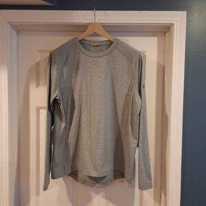 Zero Restriction Shirt‎ Mens Large Gray Performance Golf Sweater Crewneck Logo